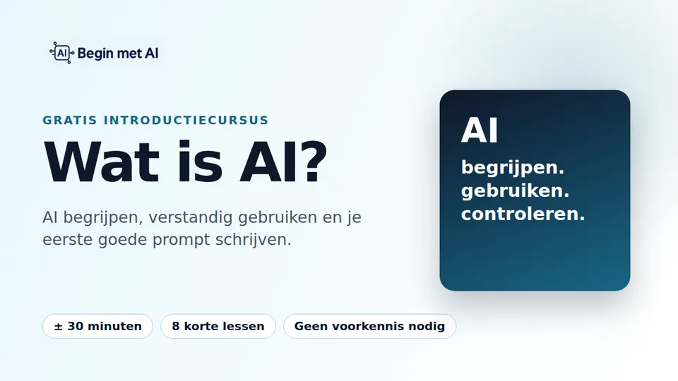 Wat is AI?